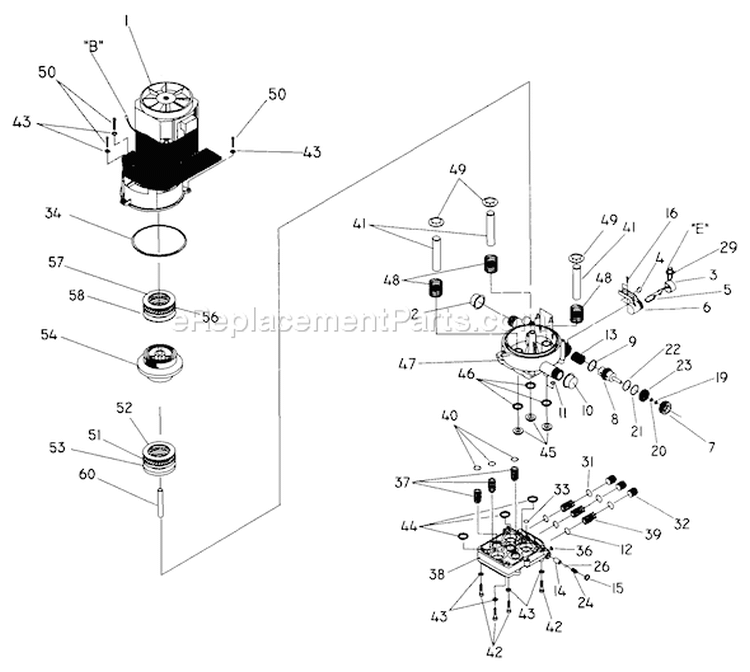 Page B Diagram and Parts List for 0777-1  Briggs and Stratton Pressure Washer